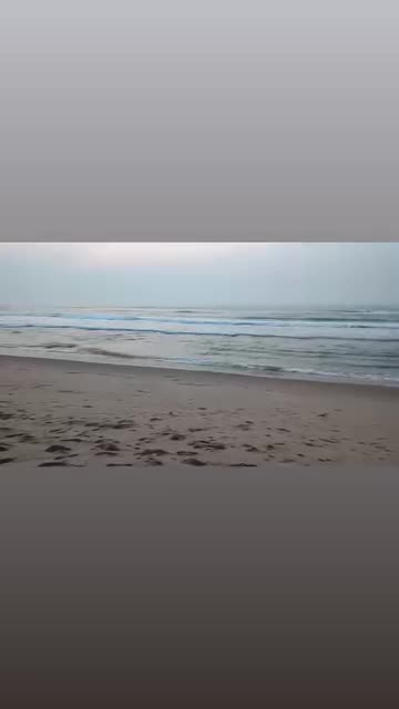 Morning view of gopalpur sea beach ⛱️⛱️⛱️