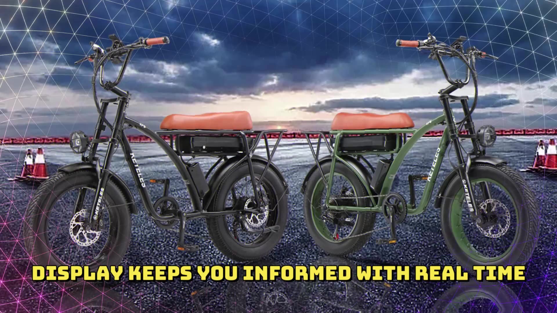 KETELES KF8 Electric Bike 2000W Motor 23AH Battery 20*4.0 Fat Tire Adult City Electric Bike