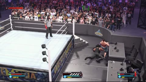 WWE 2K24 - Roman Reigns Vs Cody Rhodes Vs Seth Rollins Vs John Cena FATAL 4 WAY MATCH (PS5)