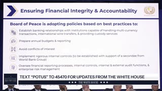 President Trump Participates in the Board of Peace Event