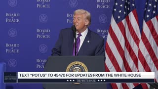 President Trump Participates in the Board of Peace Event