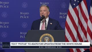 President Trump Participates in the Board of Peace Event
