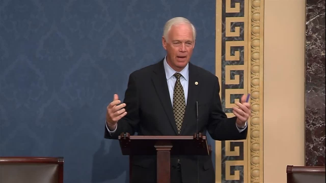 Senator Ron Johnson on the Senate Floor, part 2, 11.7.25