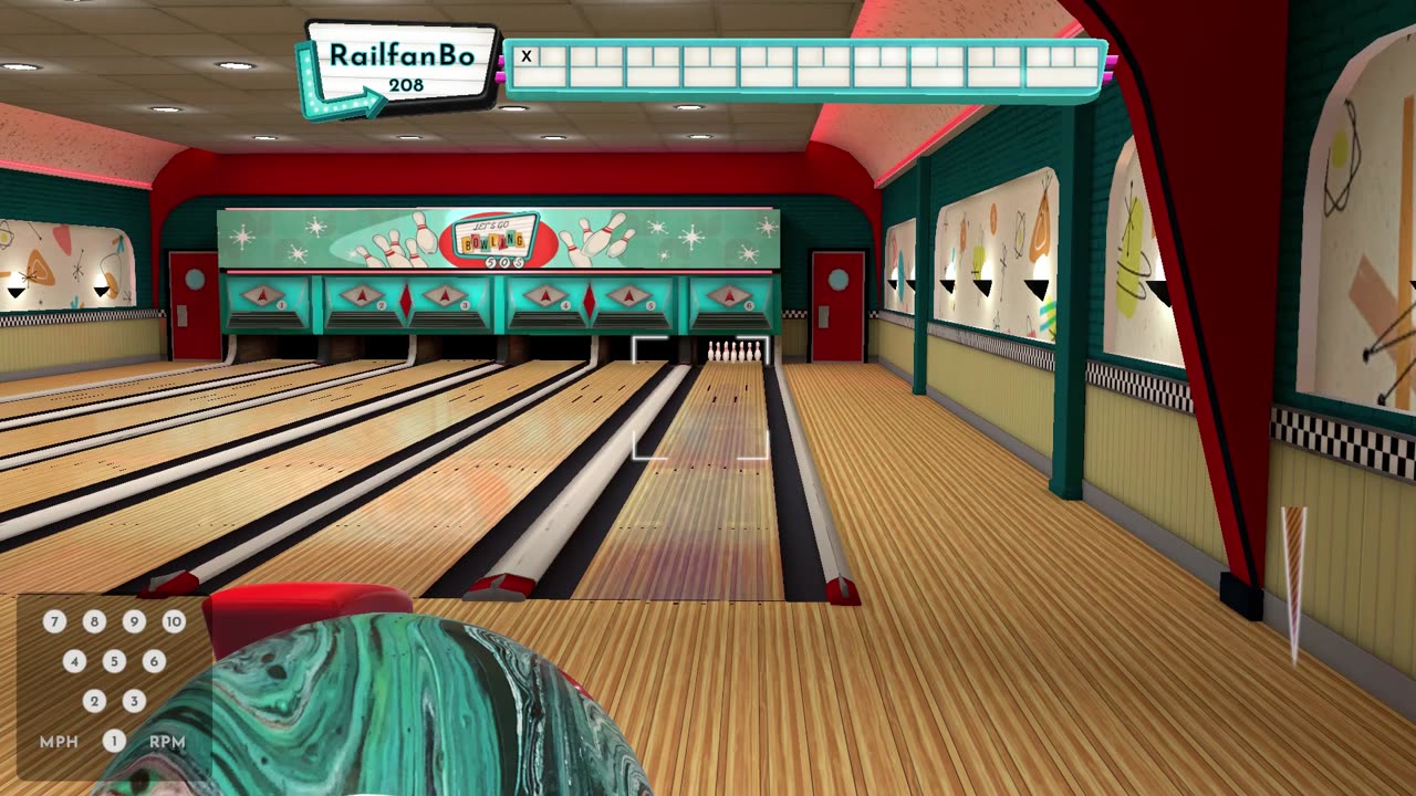 Premium Bowling: Trying the "Nebula" oil pattern, part 2 of 4