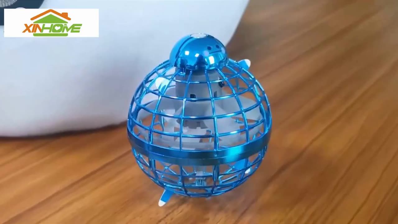 "2025’s Must-Have Flying Orb: RGB Magic Meets Hand-Controlled Fun!"