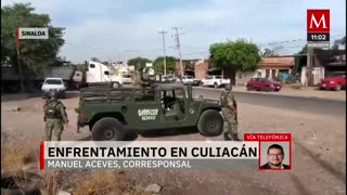 Reportan fuerte enfrentamiento entre grupos criminales en Sanalona, Culiacán