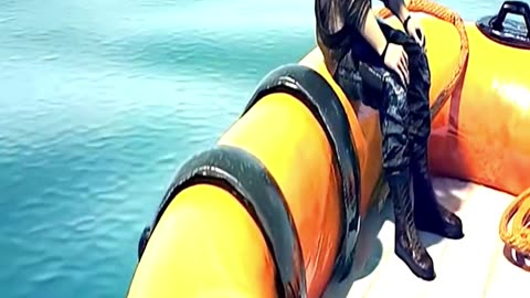 Godzilla Too Late to Save Man from Mosasaurs