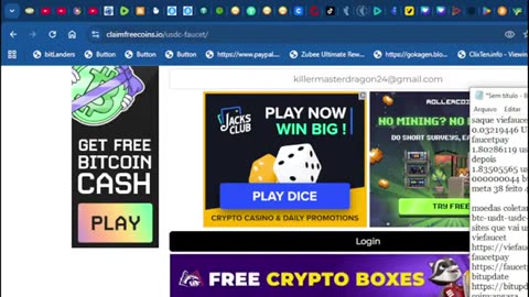 ganhando cos na COS TV E FAUCET 5 organizando as faucet.mp4