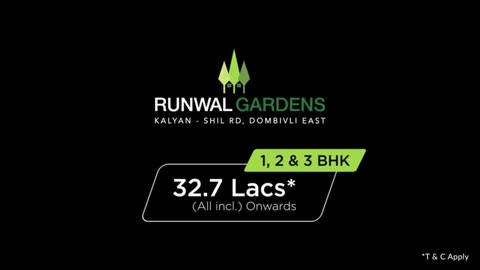 Runwal Garden City Dombivli - A Well-Planned Township Project