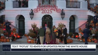 President Trump and the First Lady Participate in Halloween at The White House