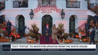 President Trump and the First Lady Participate in Halloween at The White House