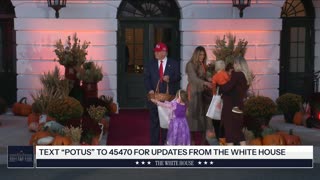 President Trump and the First Lady Participate in Halloween at The White House