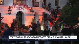 President Trump and the First Lady Participate in Halloween at The White House