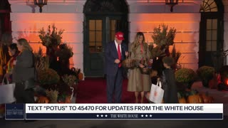 President Trump and the First Lady Participate in Halloween at The White House