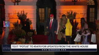 President Trump and the First Lady Participate in Halloween at The White House