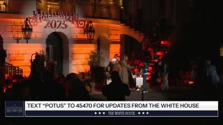 President Trump and the First Lady Participate in Halloween at The White House