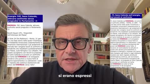 Calenda - Tre fatti oggi, due importanti e uno ridicolo (23.01.25)