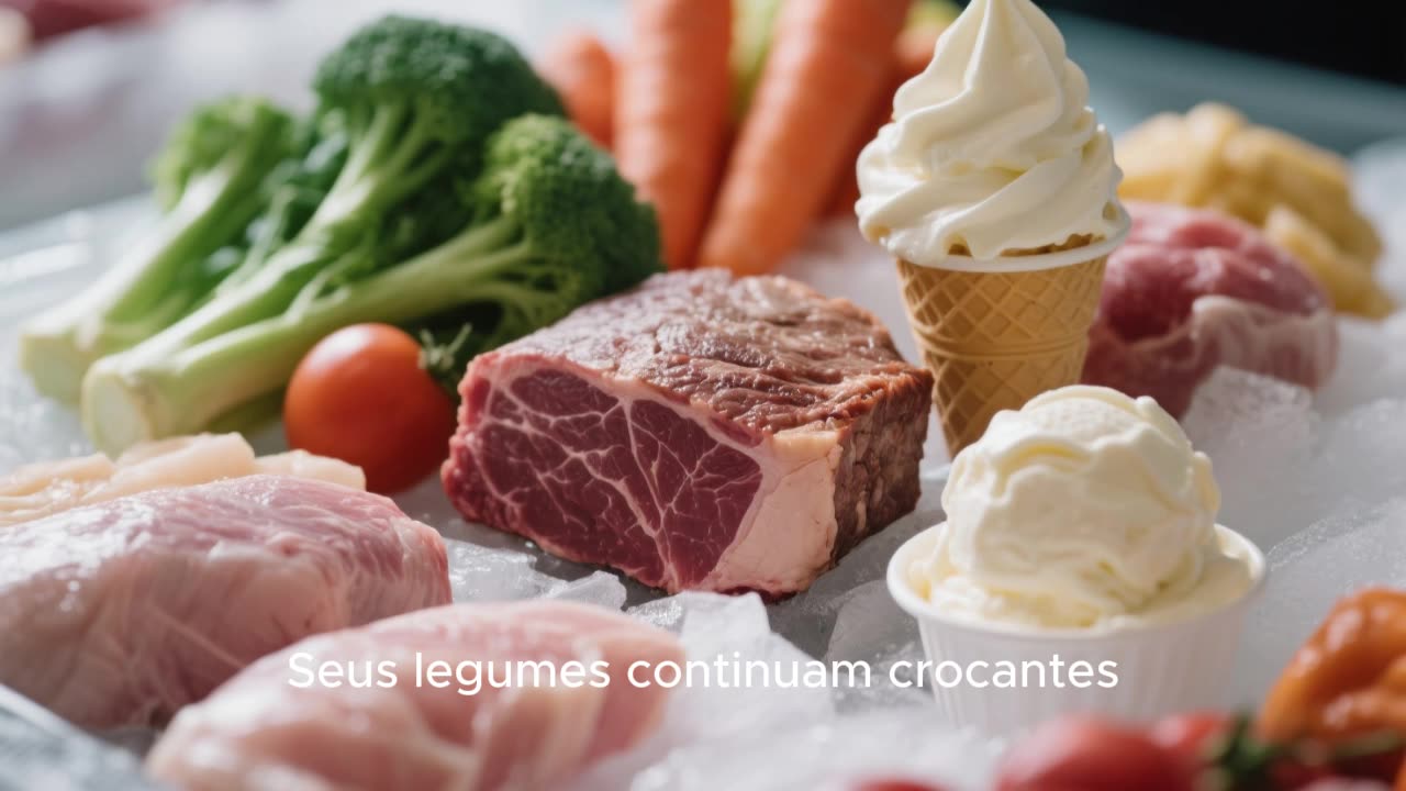 Freezer com fechamento hermético – conserva melhor