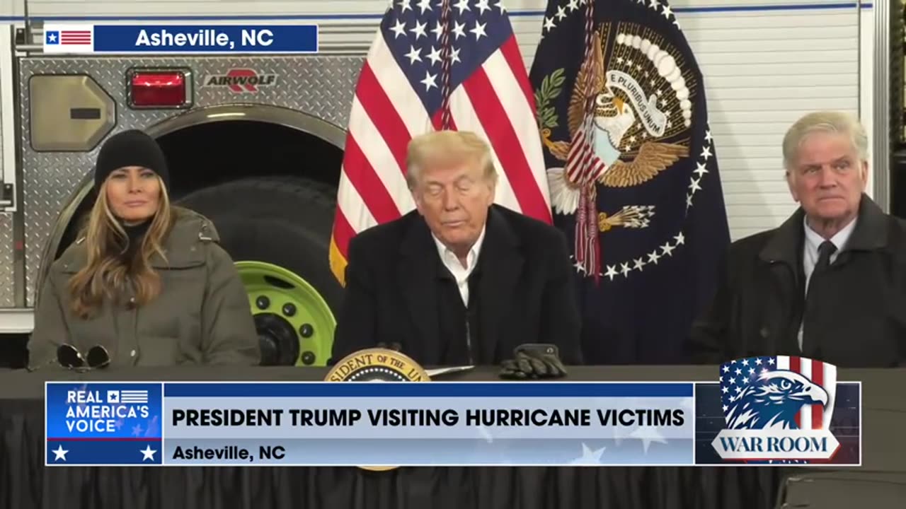 President Trump Speaks On Disaster Relief And FEMA In Asheville, NC! - 1/24/25