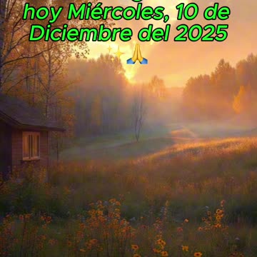 🙏✨Evangelio de hoy Miércoles, 10 de Diciembre del 2025✨🙏