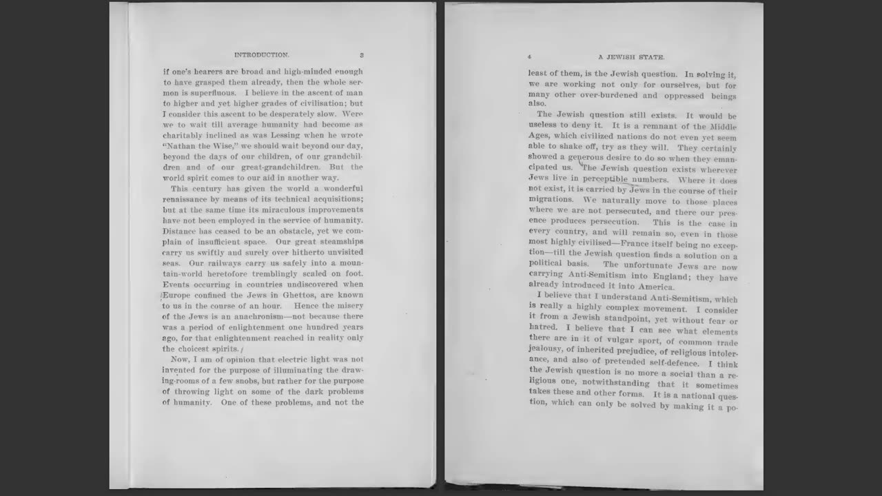 A Jewish State (1896) by Theodor Herzl - 2 of 8 ENG