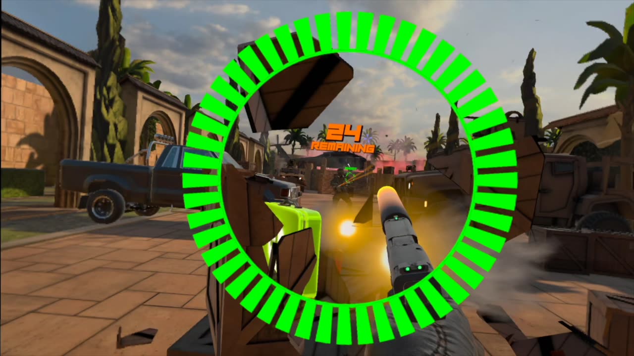 Aim Assault Teaser Level 3 Villa on Quest 3 | No Commentary