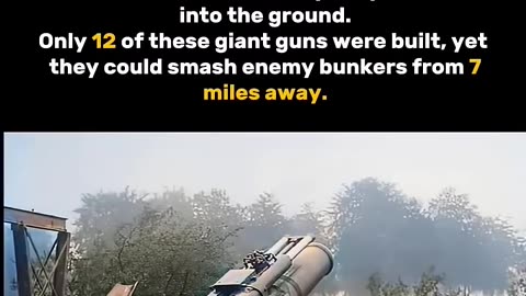 The 210,000-Pound WW1 Gun You’ve Never Heard Of #history #ww2 #war #shorts