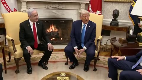 Trump holds press conference with PM Netanyahu