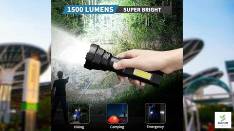 VOETIR Led Solar Flashlight