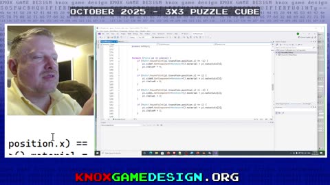 3x3 Puzzle Cube - Knox Game Design, October 2025