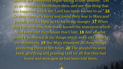 Christian Meme Video: Christmas Video about Luke 2:1-20, Version 3 (12/25/2025)