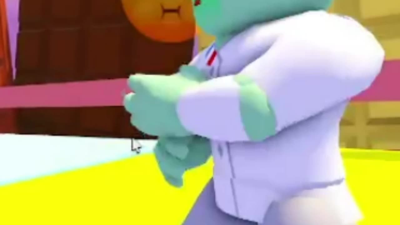 I threw up on the cook )) #challenge #funny #puked #gaming #roblox