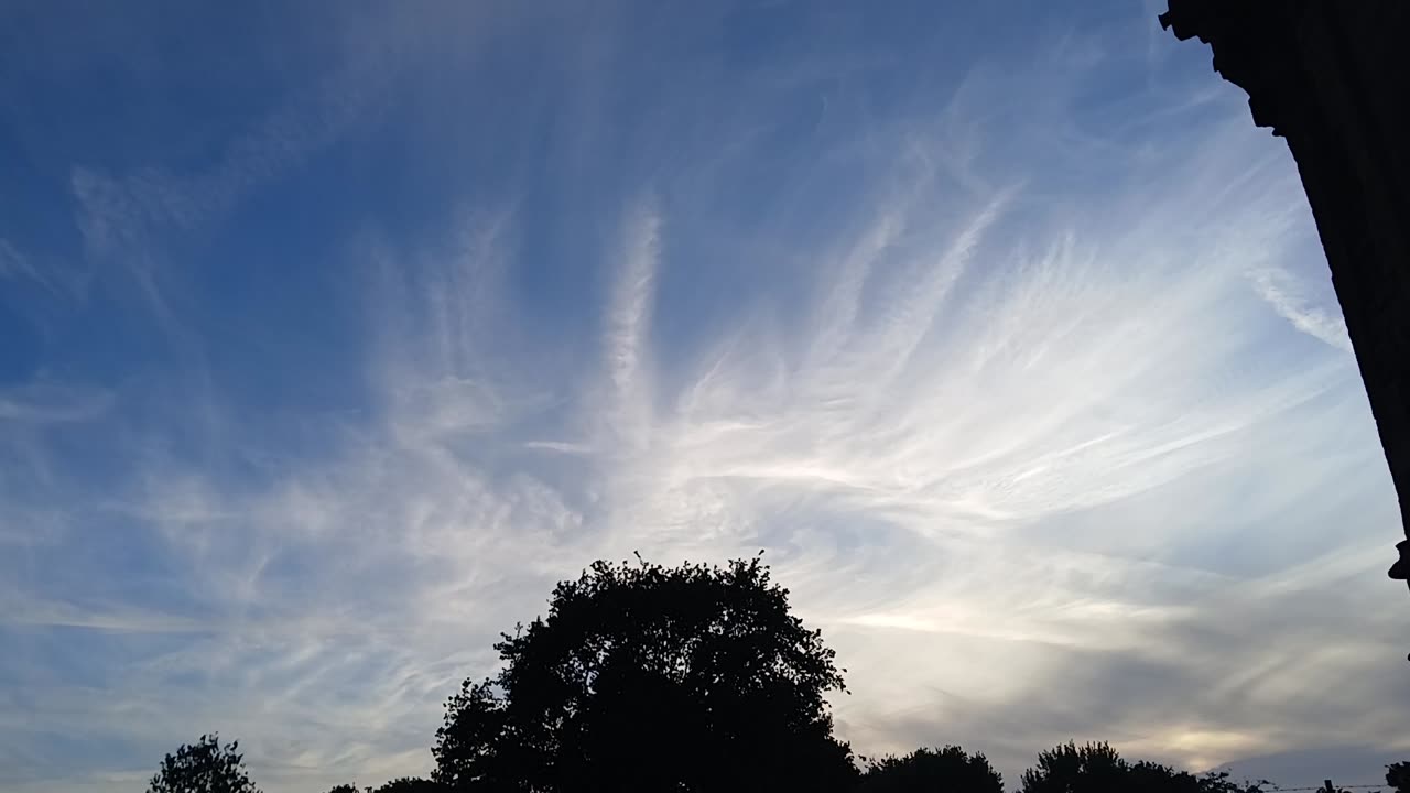 Statue of liberty's crown of cloud in the sky