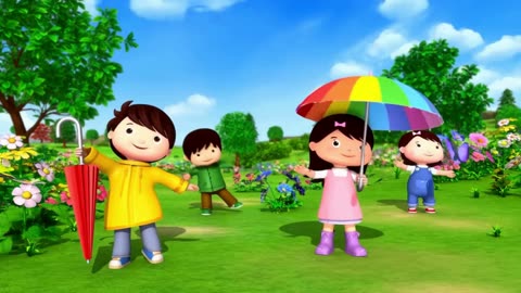 🌧️ Rain Rain Go Away – Popular Kids Rhyme 🎶
