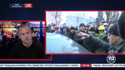 ЖИД депутат Сергей Пашинский вывозит с Майдана снайперскую винтовку с глушителем !