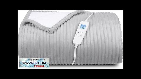 Electric Blanket Heated Throw Heated Blanket Soft Flannel Heating Blanket Queen Size Review