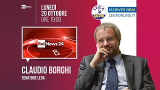 🔴 Interventi del Sen. Claudio Borghi su RaiNews24: manovra economica (20.10.2025)