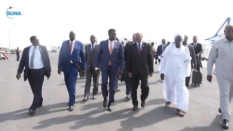 South Sudan's Foreign Minister arrives on an official visit to the country