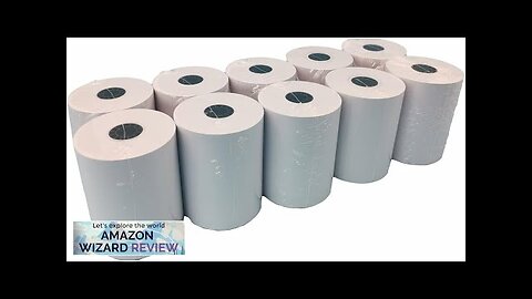 (10 Rolls) 3" x 150' 1-Ply Kitchen Printer Bond Receipt Paper Rolls Review