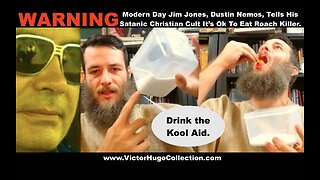 Dustin Nemos Jim Jones Cult Leader Kool Aid Moment Tells His Congregation Its Ok To Eat Roach Killer