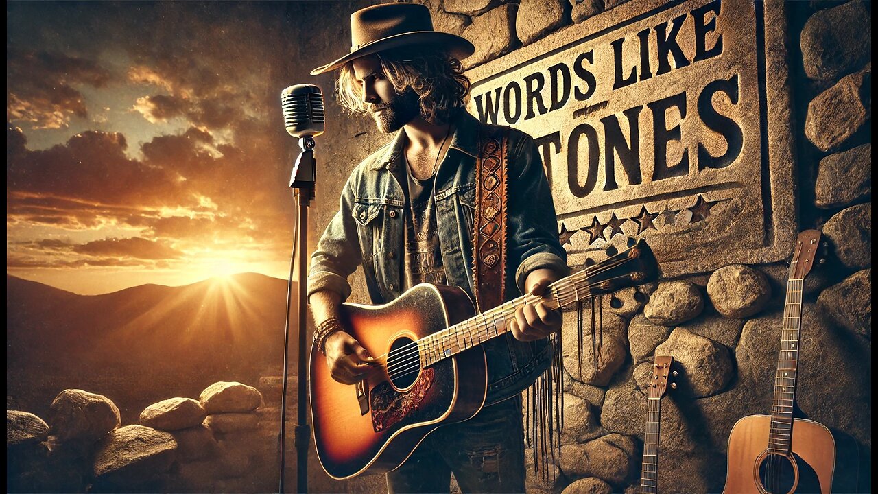 Words Like Stones - Country Rock Official Music Video | New Music 2025