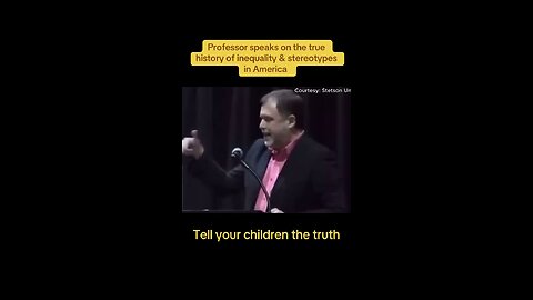 “It’s not your fault you don’t know the history”