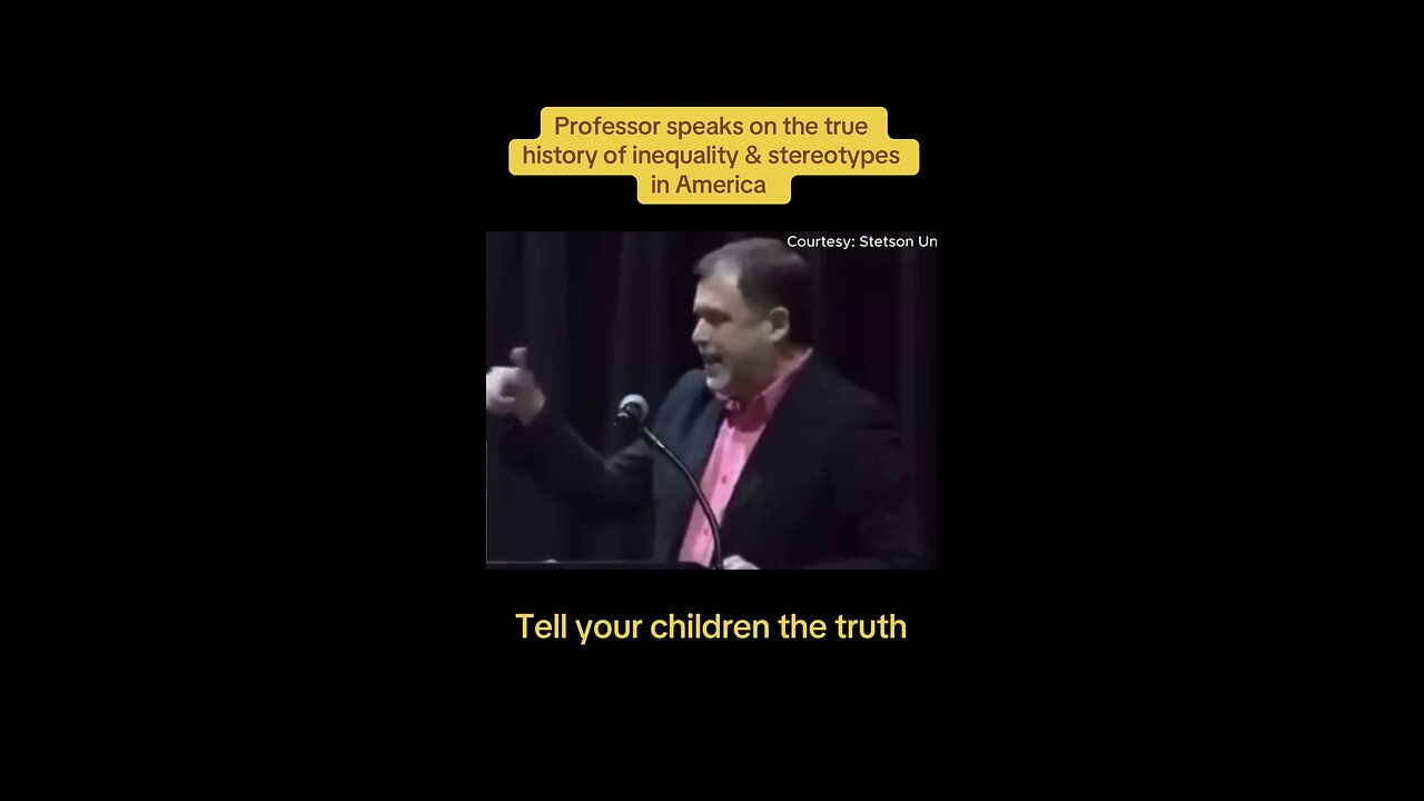 “It’s not your fault you don’t know the history”