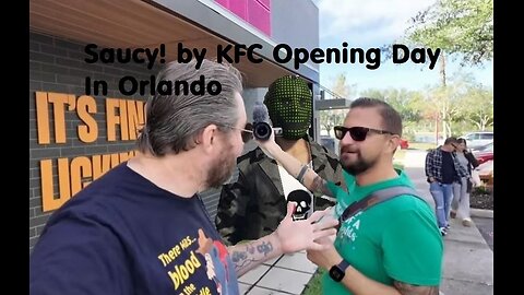 Trolling - Adam The Woo Reaction - Saucy! by KFC Opening Day In Orlando FL