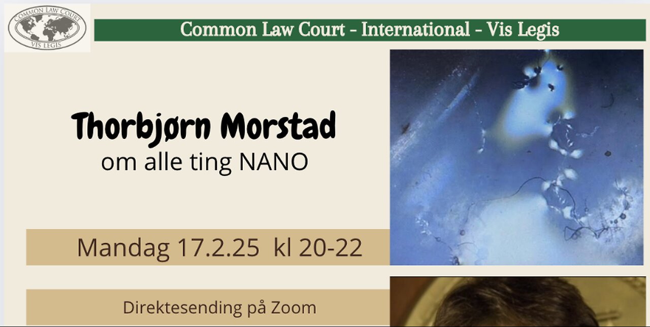 17.2.25: Thorbjørn Morstad- Reint vann, rein mat og Nanotech