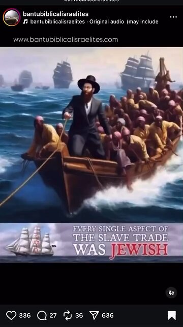 Every Aspect Of The Slave Trade Was Yewish
