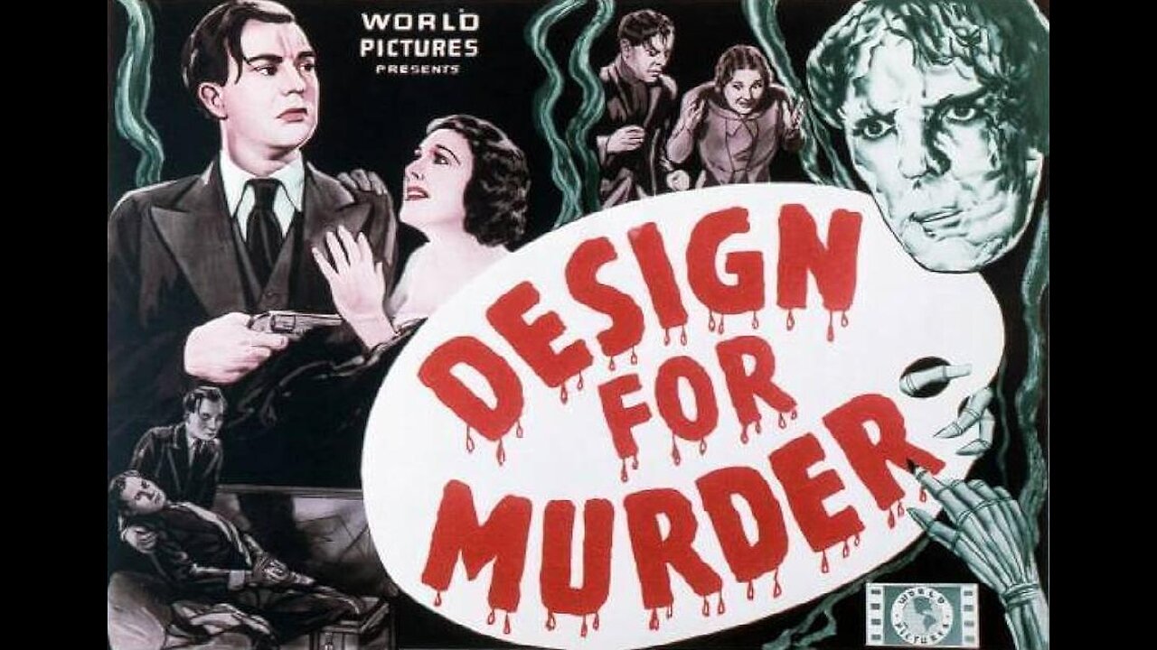 DESIGN FOR MURDER 1940 Crazed College Student Plots to Bury a Tormentor Alive FULL MOVIE in HD