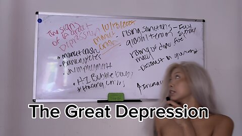 10/13/2025 MARKET CRASH: START OF THE GREAT DEPRESSION
