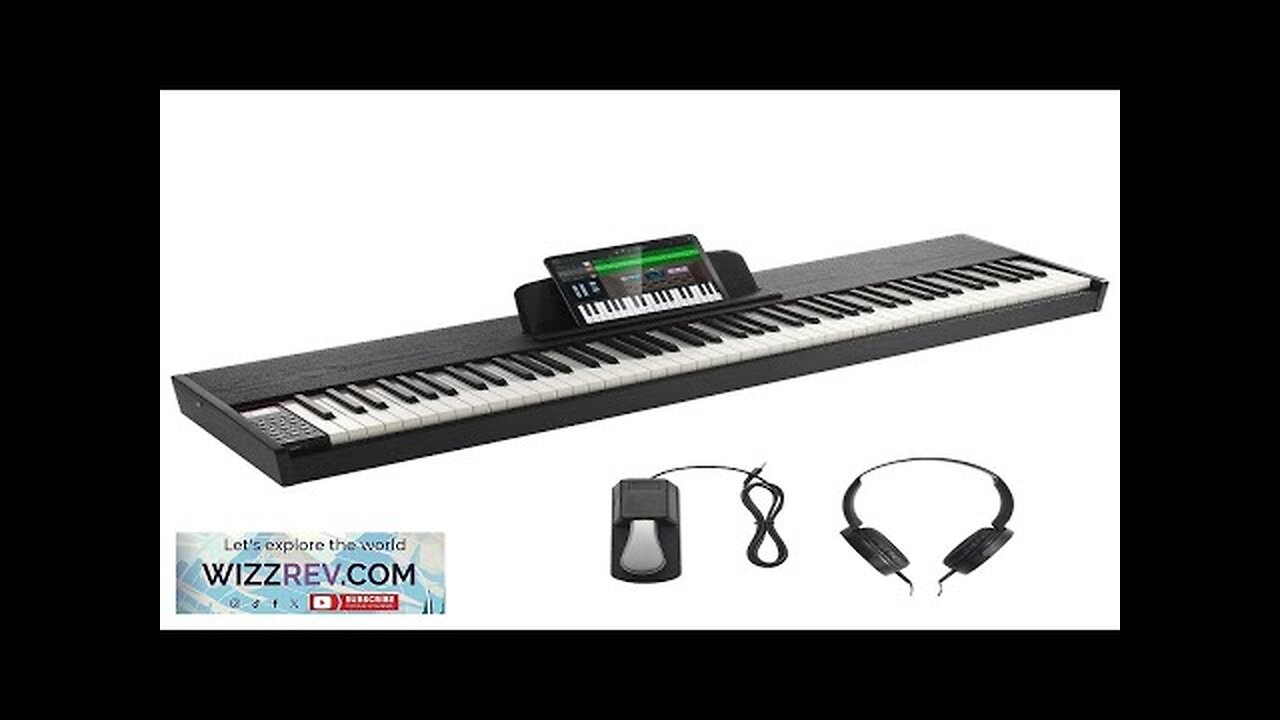 VEVOR 88 Key Fully Weighted Digital Piano Dual Keyboard Speakers Sustain Pedal Review