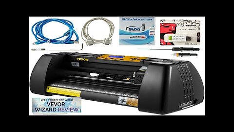 VEVOR Vinyl Cutter Plotter Machine 14” Signmaster Software Sign Making Machine 720mm Review